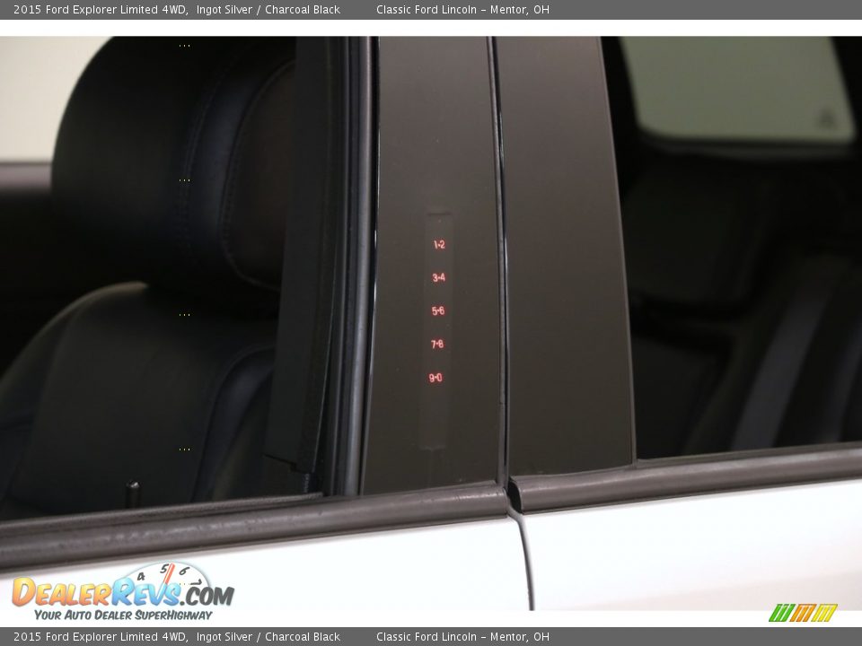 2015 Ford Explorer Limited 4WD Ingot Silver / Charcoal Black Photo #4