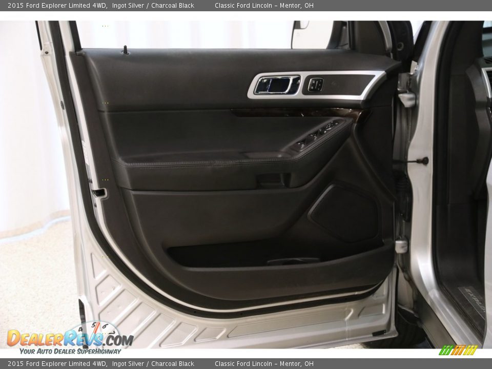 2015 Ford Explorer Limited 4WD Ingot Silver / Charcoal Black Photo #5