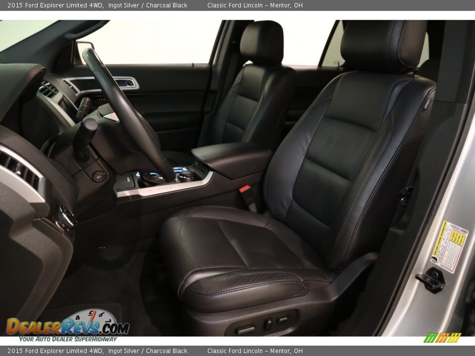 2015 Ford Explorer Limited 4WD Ingot Silver / Charcoal Black Photo #6
