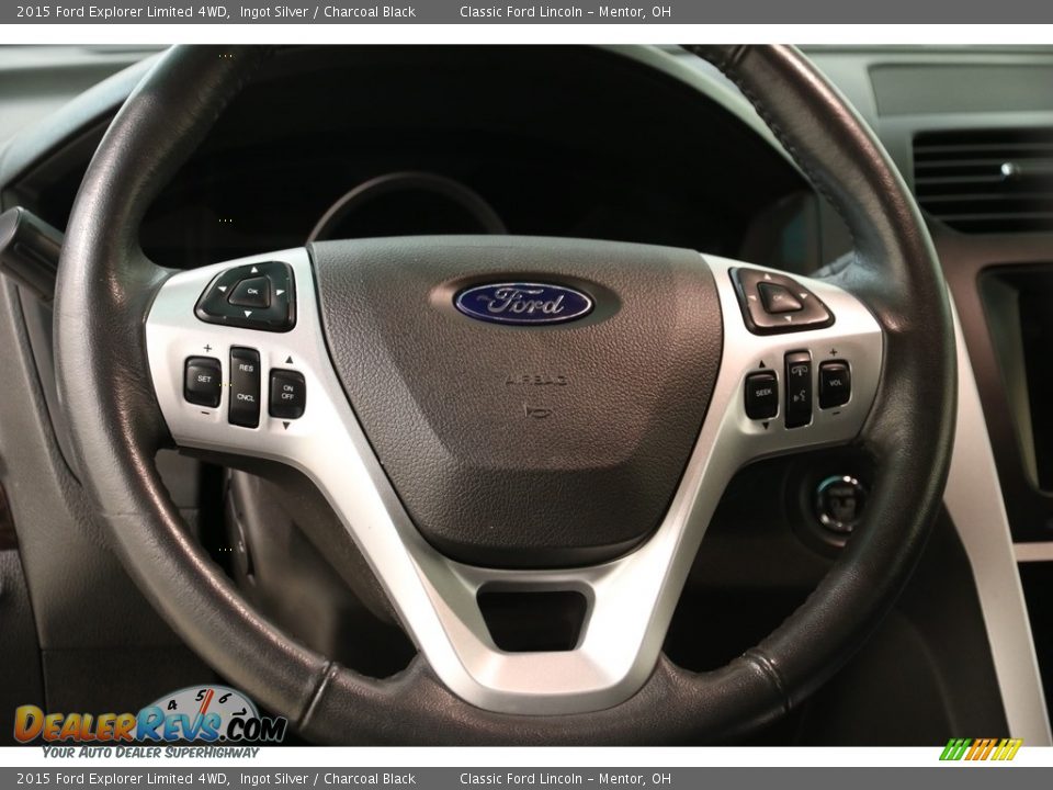 2015 Ford Explorer Limited 4WD Ingot Silver / Charcoal Black Photo #8
