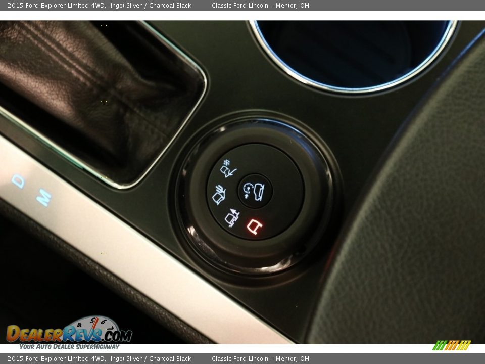2015 Ford Explorer Limited 4WD Ingot Silver / Charcoal Black Photo #17