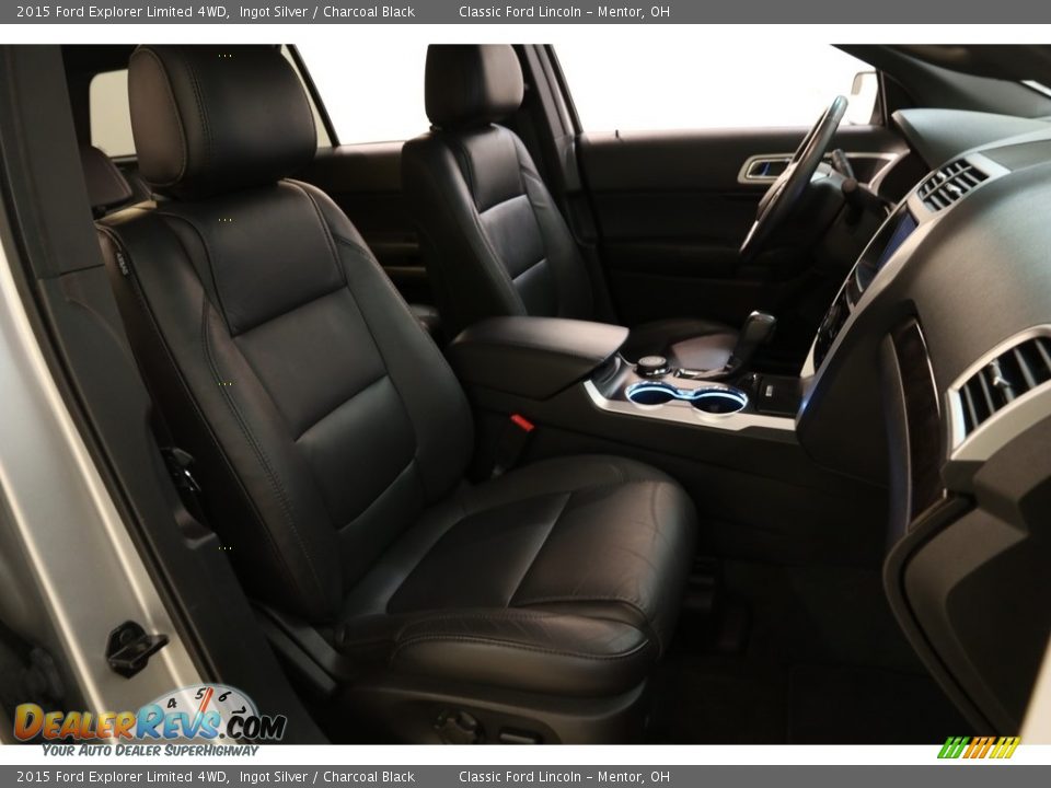 2015 Ford Explorer Limited 4WD Ingot Silver / Charcoal Black Photo #19
