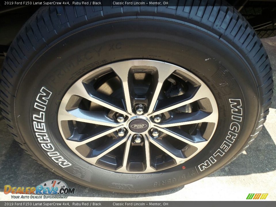 2019 Ford F150 Lariat SuperCrew 4x4 Ruby Red / Black Photo #3