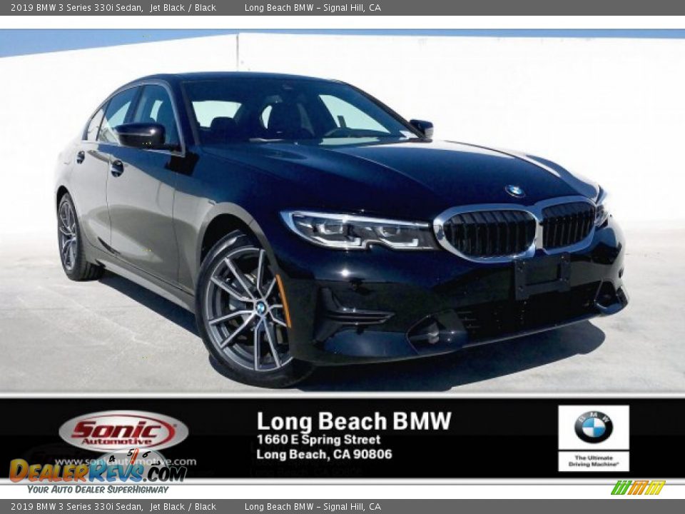 2019 BMW 3 Series 330i Sedan Jet Black / Black Photo #1