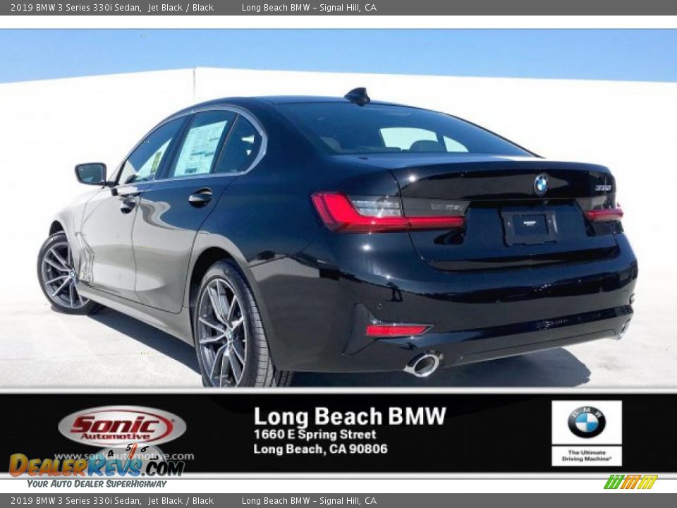 2019 BMW 3 Series 330i Sedan Jet Black / Black Photo #2