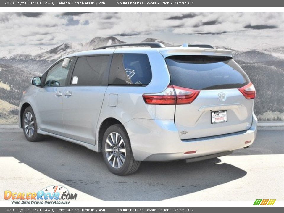 2020 Toyota Sienna LE AWD Celestial Silver Metallic / Ash Photo #3