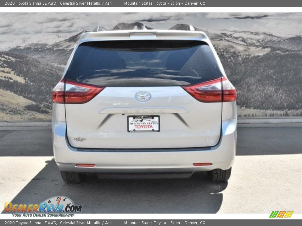 2020 Toyota Sienna LE AWD Celestial Silver Metallic / Ash Photo #4