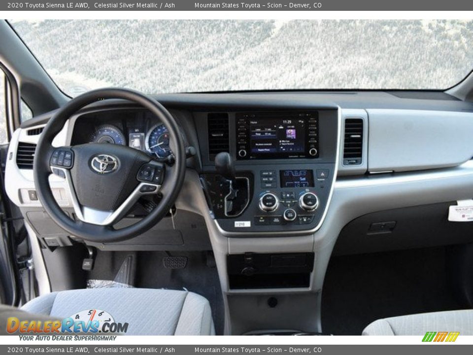 Dashboard of 2020 Toyota Sienna LE AWD Photo #7