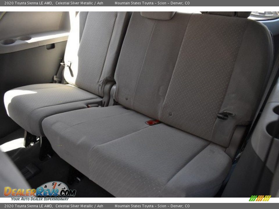 Rear Seat of 2020 Toyota Sienna LE AWD Photo #10