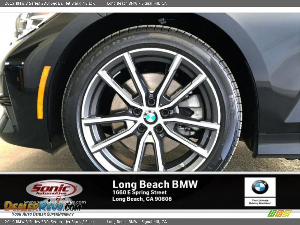 2019 BMW 3 Series 330i Sedan Jet Black / Black Photo #9