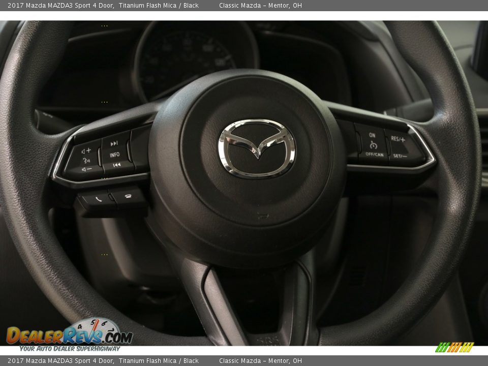 2017 Mazda MAZDA3 Sport 4 Door Titanium Flash Mica / Black Photo #6