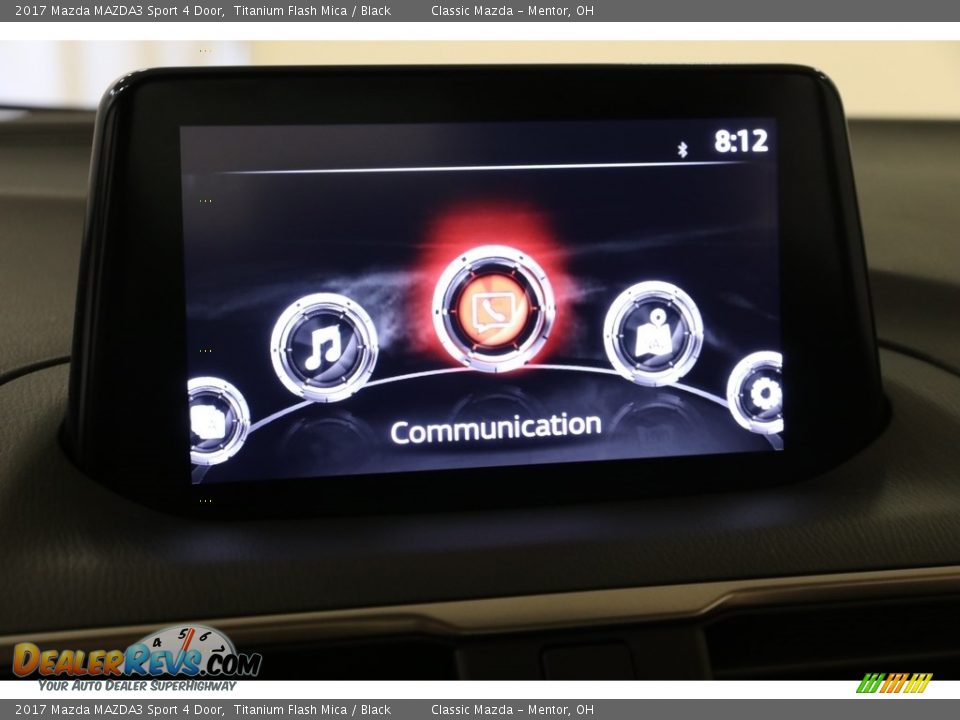 2017 Mazda MAZDA3 Sport 4 Door Titanium Flash Mica / Black Photo #11