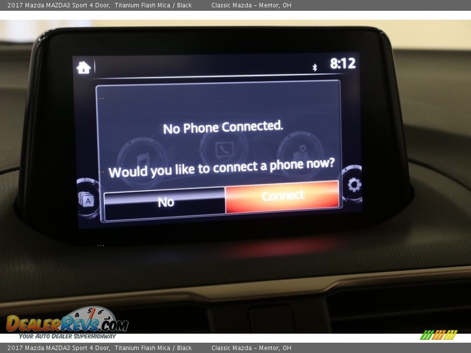 2017 Mazda MAZDA3 Sport 4 Door Titanium Flash Mica / Black Photo #12