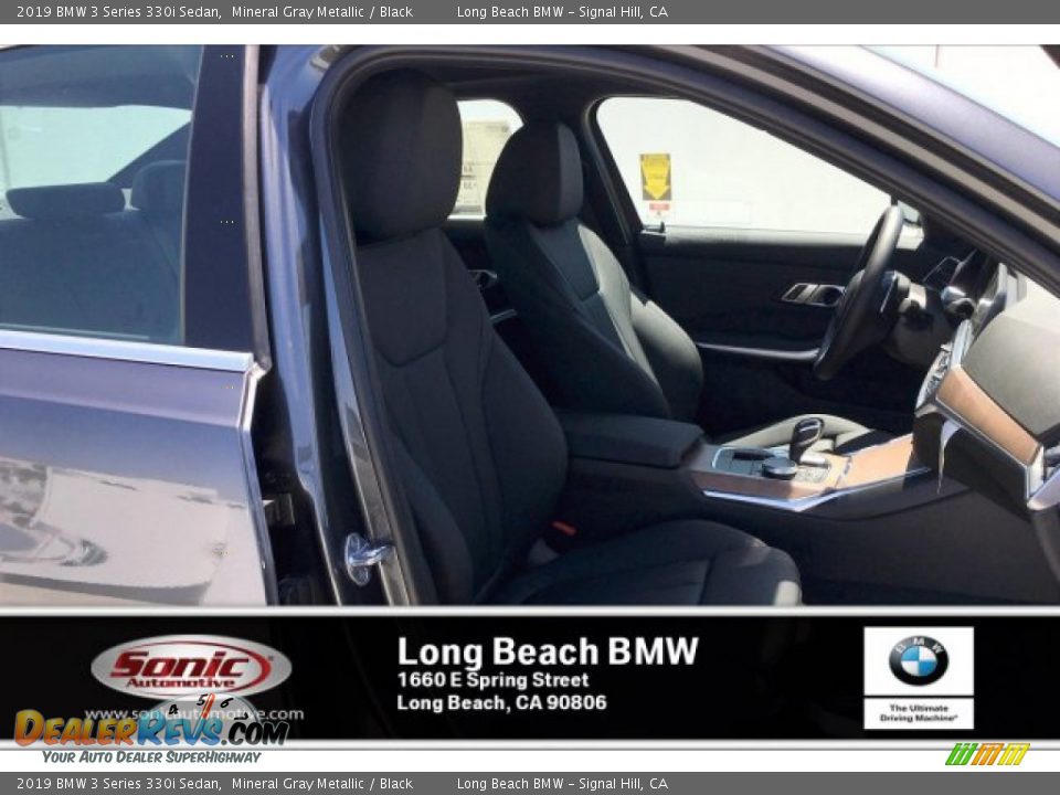 2019 BMW 3 Series 330i Sedan Mineral Gray Metallic / Black Photo #7
