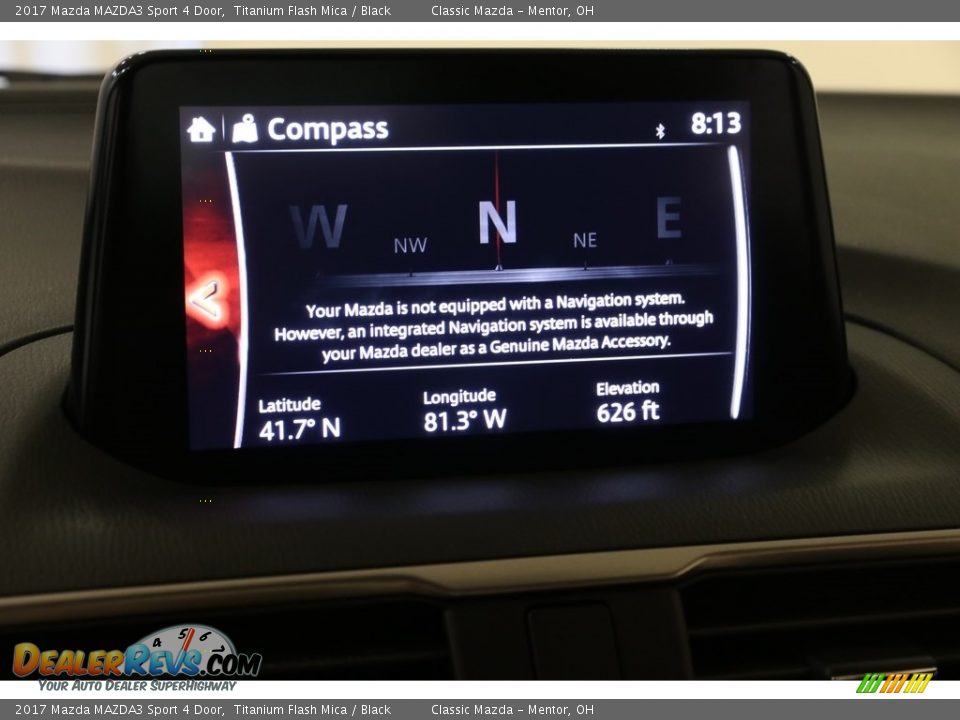 2017 Mazda MAZDA3 Sport 4 Door Titanium Flash Mica / Black Photo #13