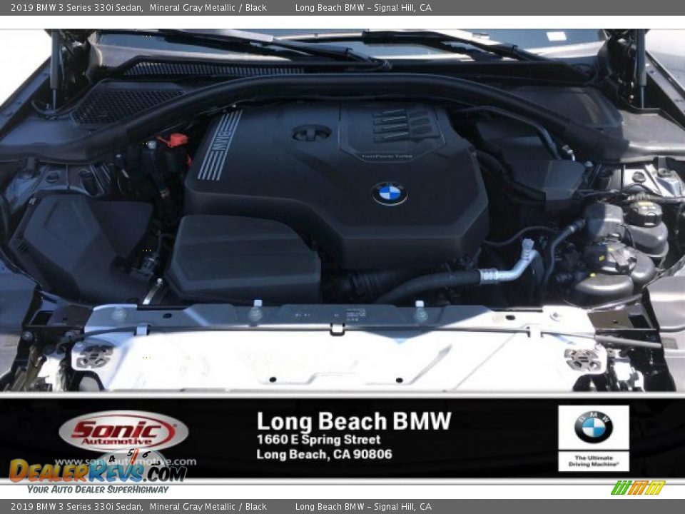 2019 BMW 3 Series 330i Sedan Mineral Gray Metallic / Black Photo #8