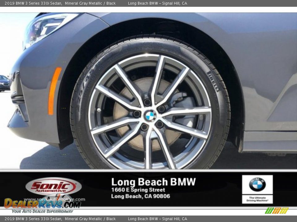2019 BMW 3 Series 330i Sedan Mineral Gray Metallic / Black Photo #9