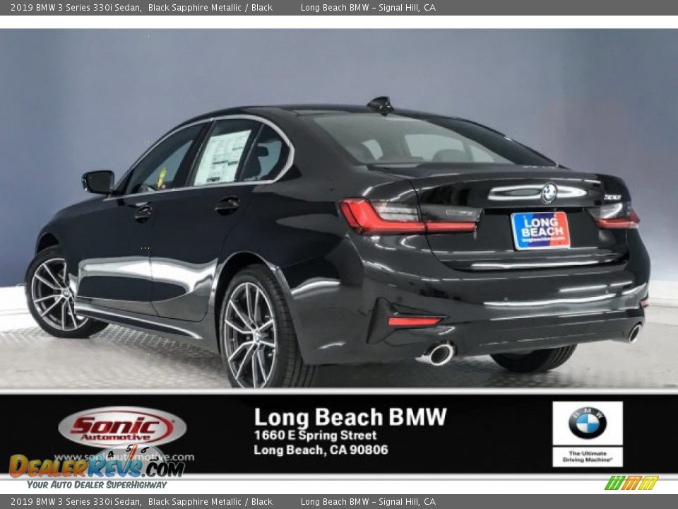 2019 BMW 3 Series 330i Sedan Black Sapphire Metallic / Black Photo #2