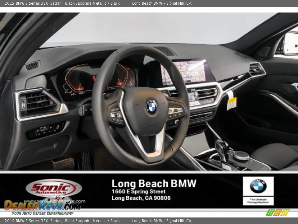 2019 BMW 3 Series 330i Sedan Black Sapphire Metallic / Black Photo #4