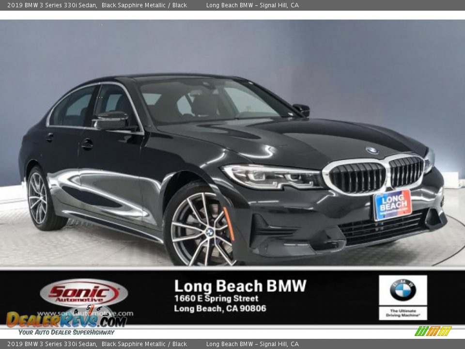 2019 BMW 3 Series 330i Sedan Black Sapphire Metallic / Black Photo #10