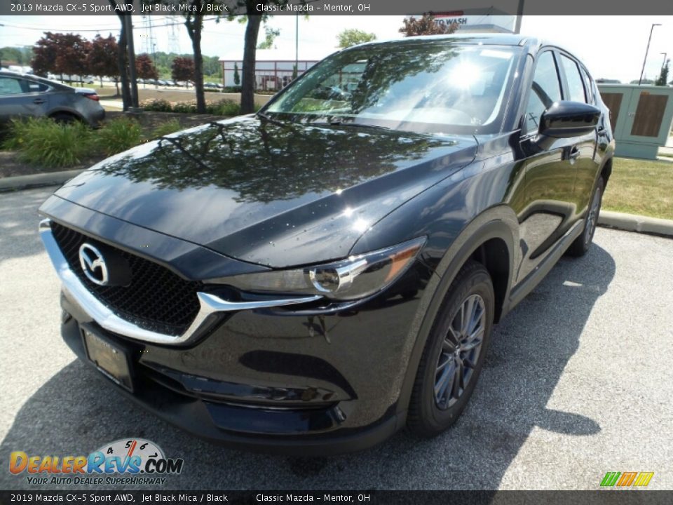 2019 Mazda CX-5 Sport AWD Jet Black Mica / Black Photo #3