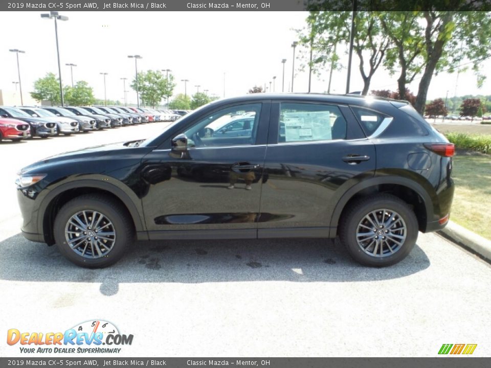 2019 Mazda CX-5 Sport AWD Jet Black Mica / Black Photo #4