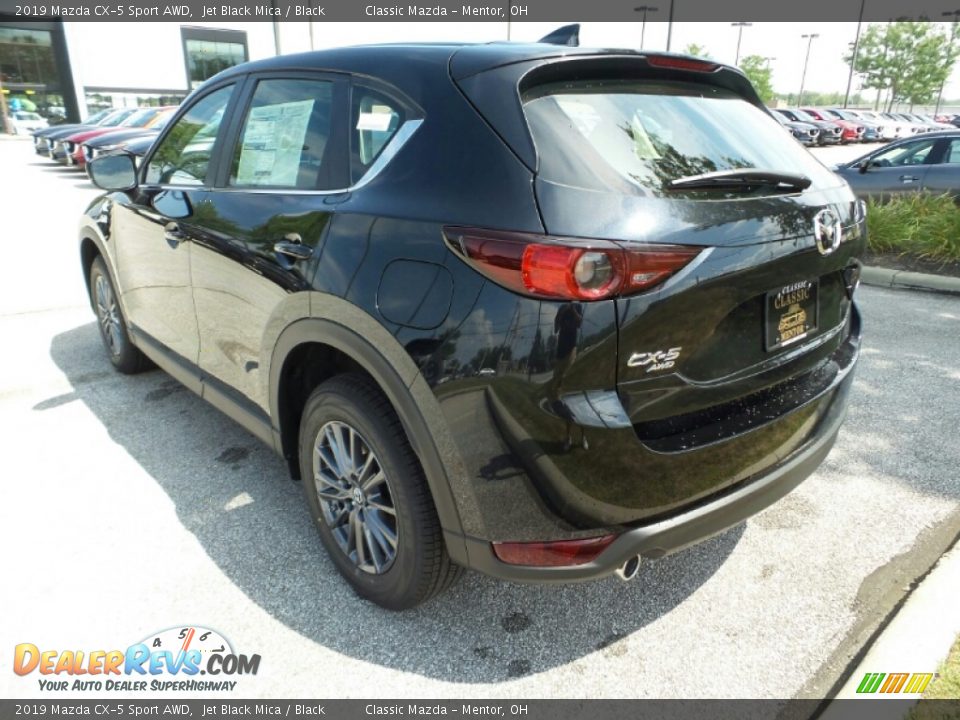 2019 Mazda CX-5 Sport AWD Jet Black Mica / Black Photo #5
