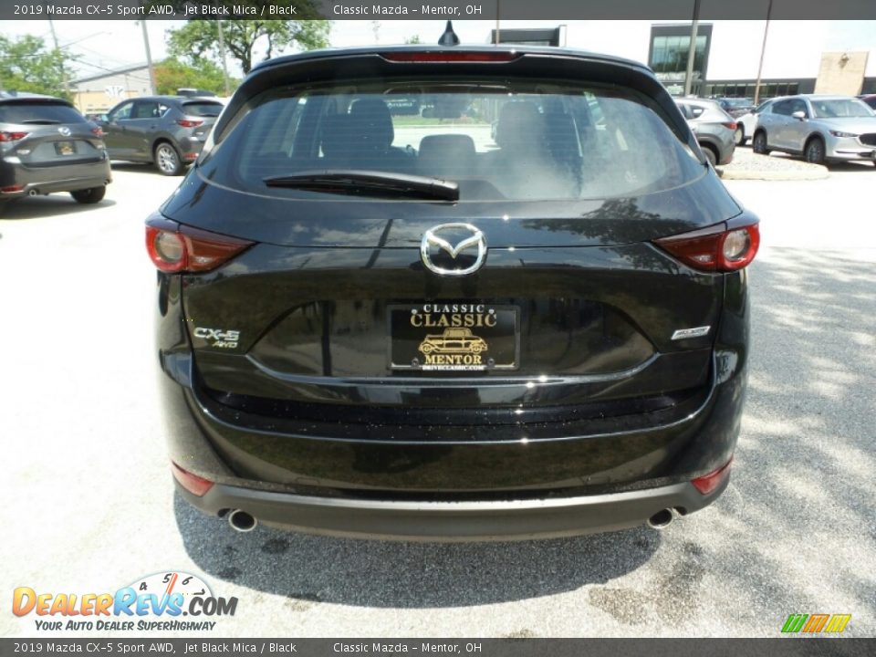 2019 Mazda CX-5 Sport AWD Jet Black Mica / Black Photo #6