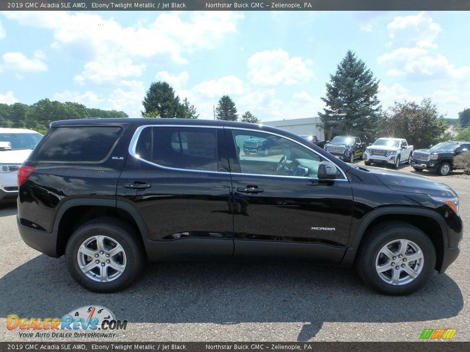 2019 GMC Acadia SLE AWD Ebony Twilight Metallic / Jet Black Photo #4