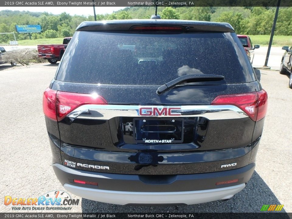 2019 GMC Acadia SLE AWD Ebony Twilight Metallic / Jet Black Photo #6