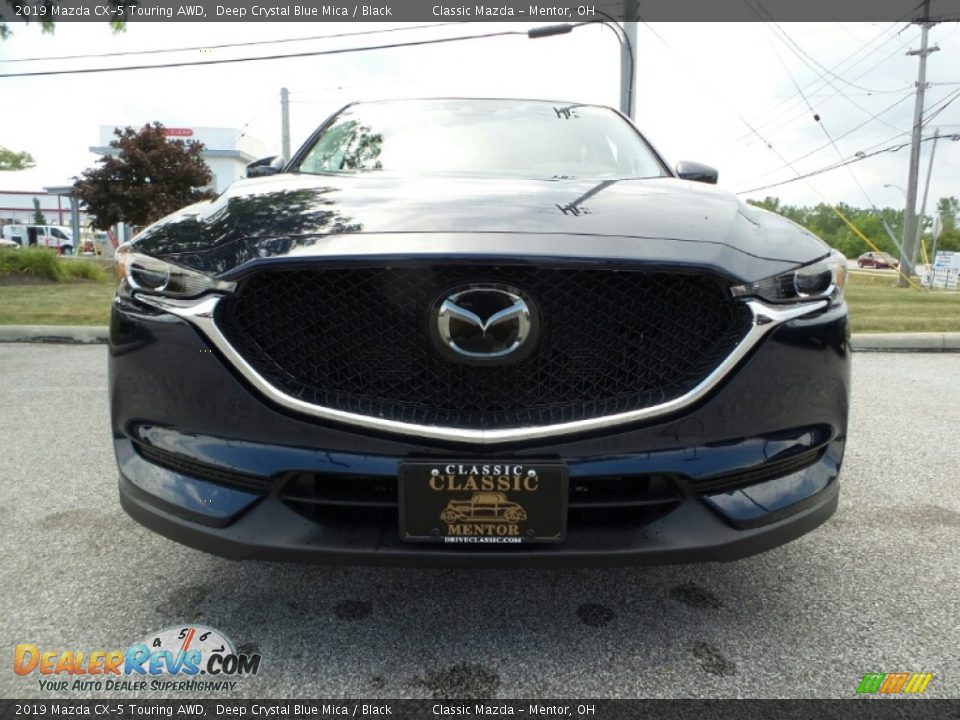 2019 Mazda CX-5 Touring AWD Deep Crystal Blue Mica / Black Photo #2