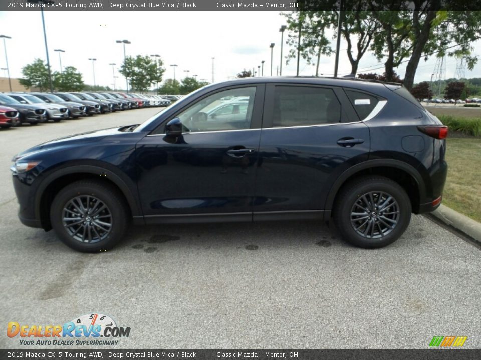 2019 Mazda CX-5 Touring AWD Deep Crystal Blue Mica / Black Photo #4