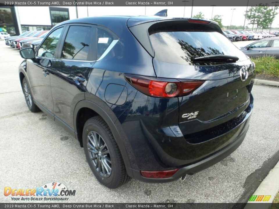 2019 Mazda CX-5 Touring AWD Deep Crystal Blue Mica / Black Photo #5