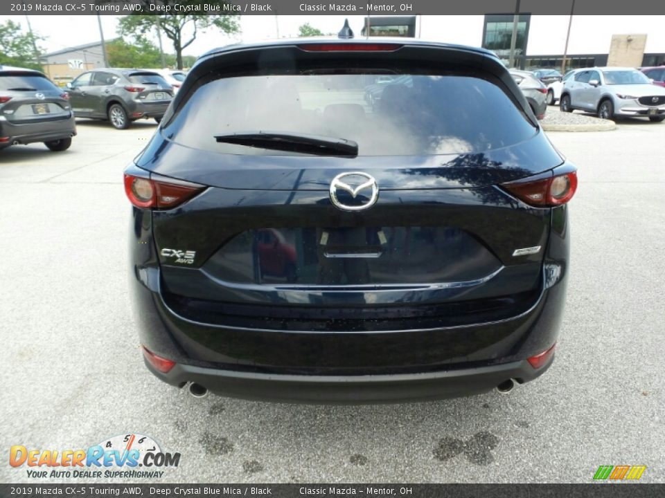2019 Mazda CX-5 Touring AWD Deep Crystal Blue Mica / Black Photo #6