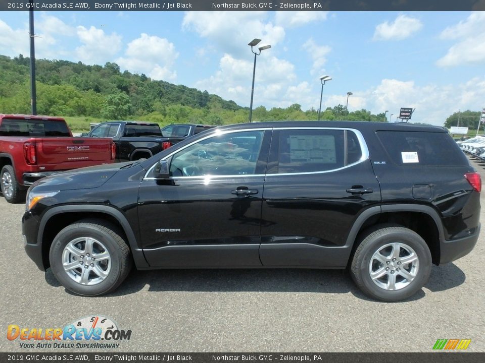 2019 GMC Acadia SLE AWD Ebony Twilight Metallic / Jet Black Photo #9