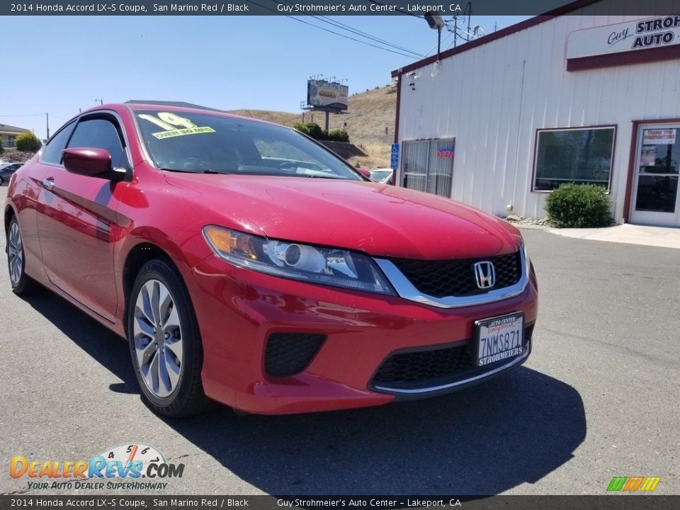 2014 Honda Accord LX-S Coupe San Marino Red / Black Photo #1