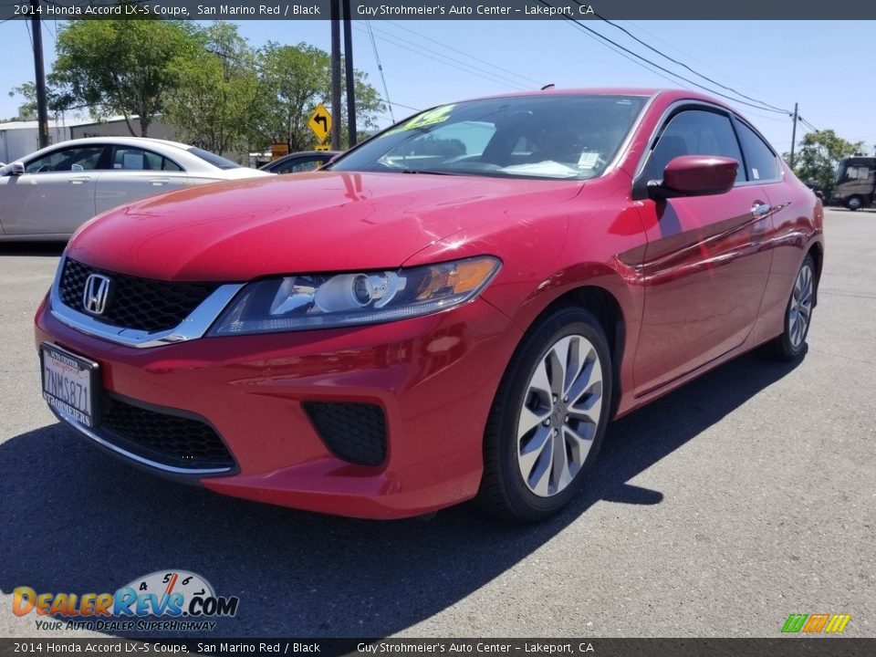 2014 Honda Accord LX-S Coupe San Marino Red / Black Photo #2