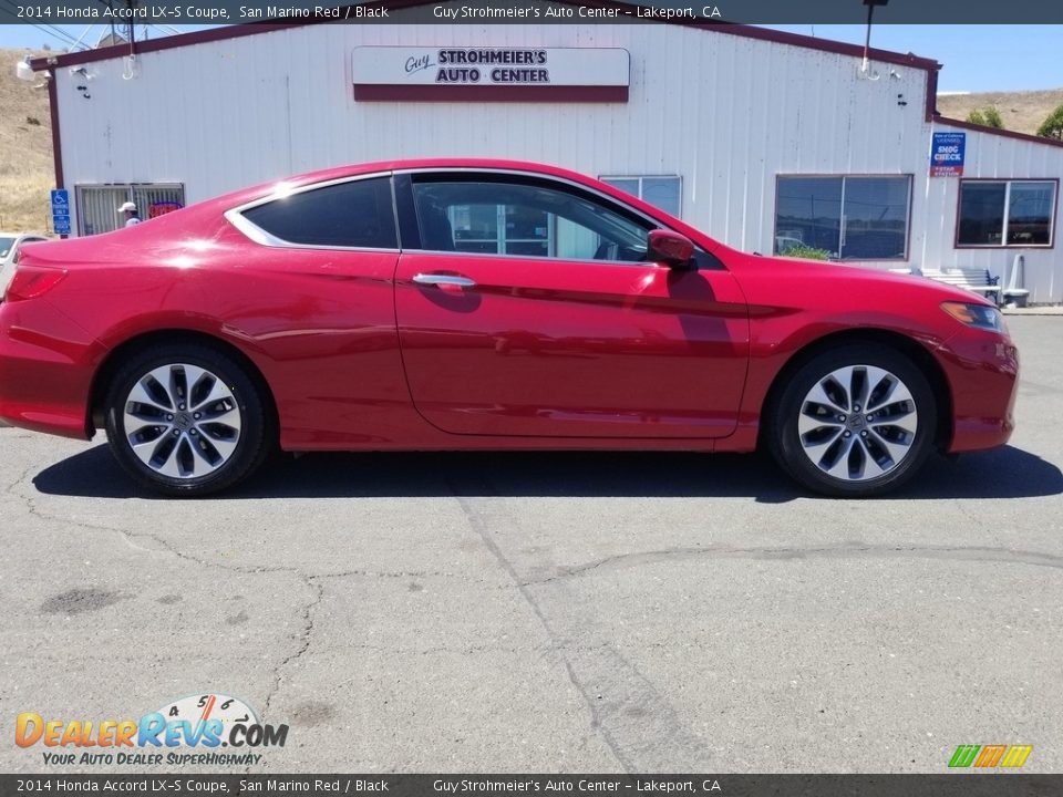 2014 Honda Accord LX-S Coupe San Marino Red / Black Photo #3