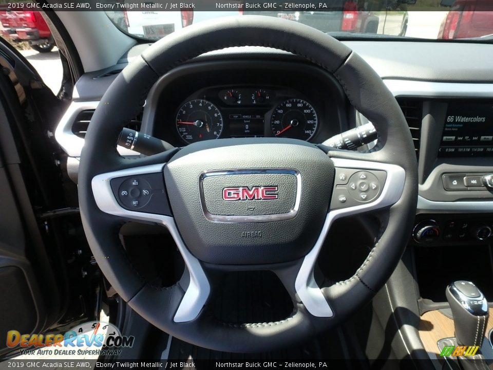 2019 GMC Acadia SLE AWD Ebony Twilight Metallic / Jet Black Photo #17