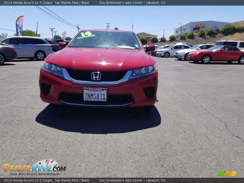 2014 Honda Accord LX-S Coupe San Marino Red / Black Photo #6