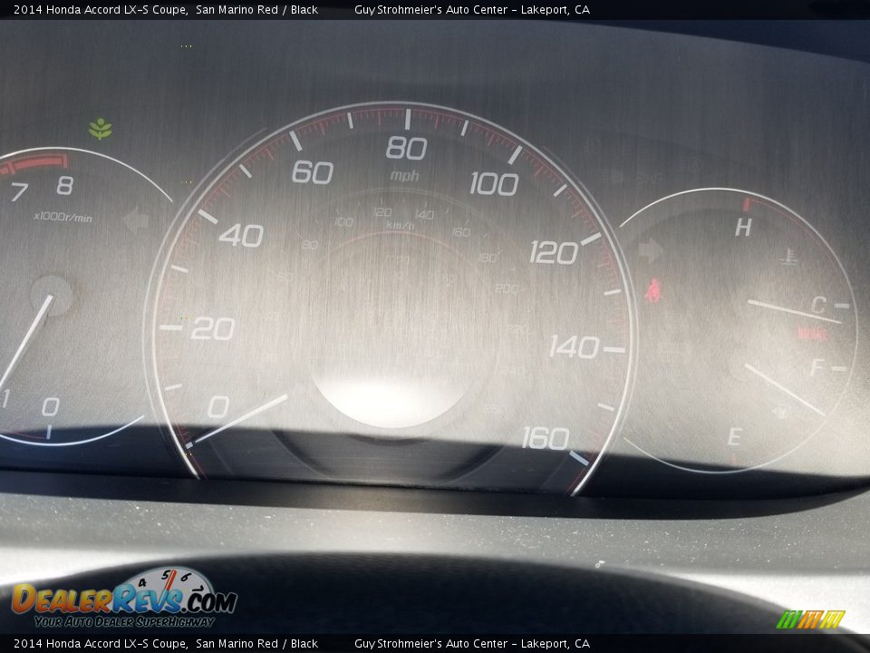 2014 Honda Accord LX-S Coupe San Marino Red / Black Photo #9