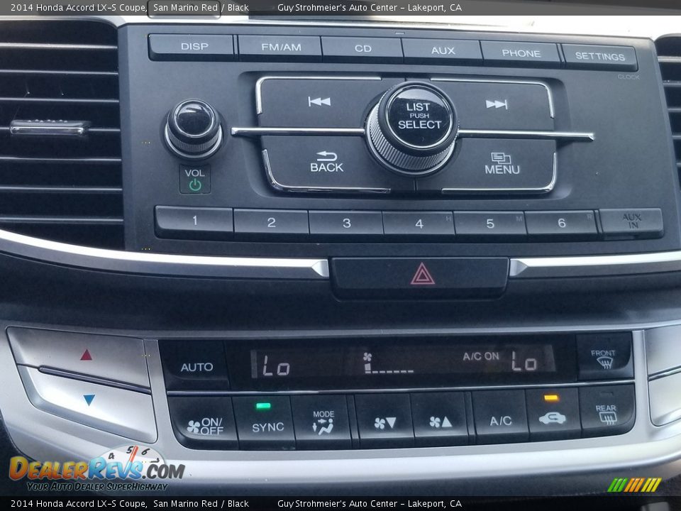 2014 Honda Accord LX-S Coupe San Marino Red / Black Photo #13