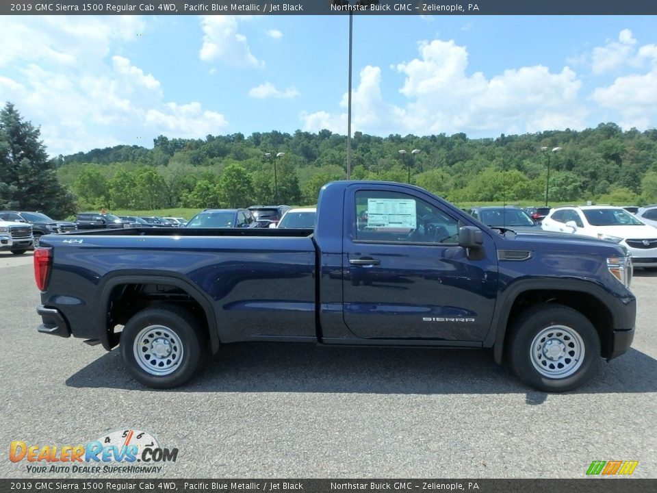 Pacific Blue Metallic 2019 GMC Sierra 1500 Regular Cab 4WD Photo #4