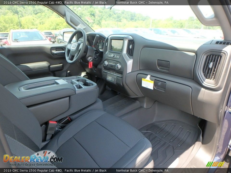 Jet Black Interior - 2019 GMC Sierra 1500 Regular Cab 4WD Photo #5