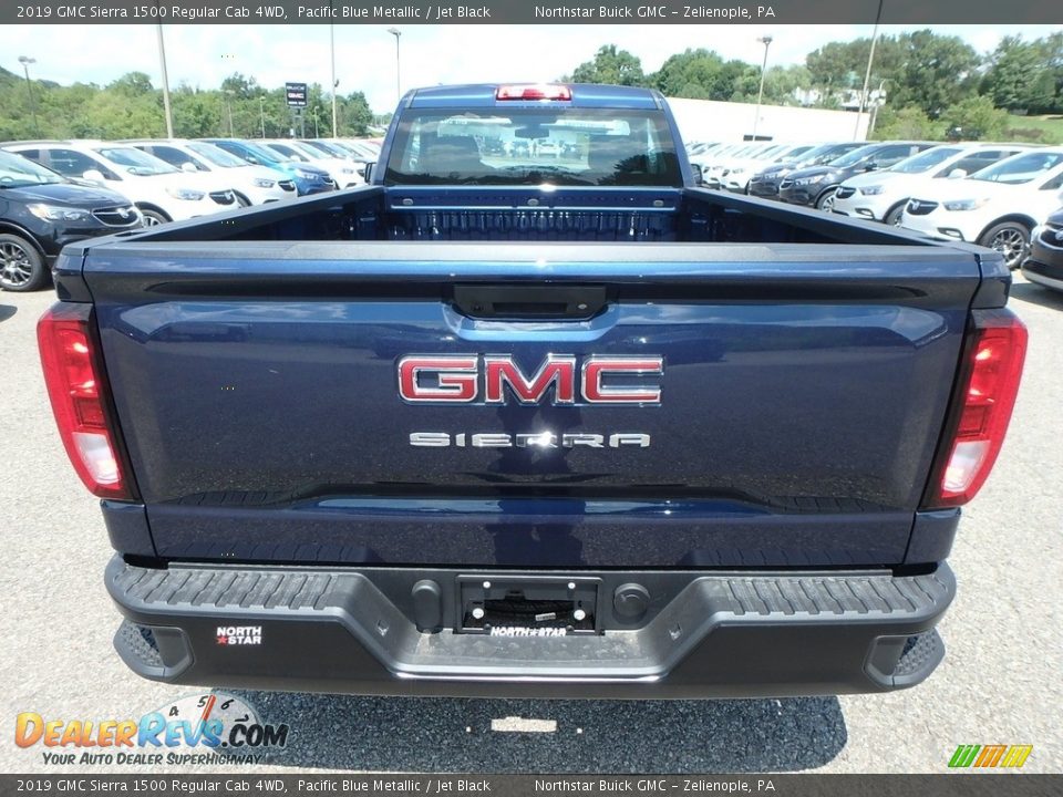 2019 GMC Sierra 1500 Regular Cab 4WD Pacific Blue Metallic / Jet Black Photo #8