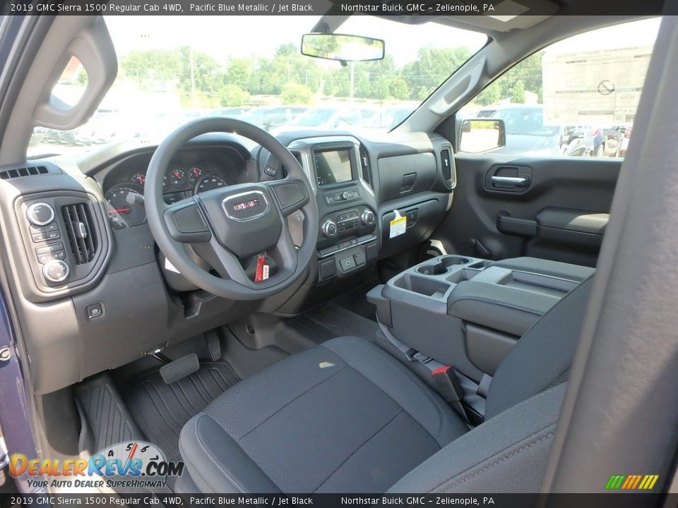 Front Seat of 2019 GMC Sierra 1500 Regular Cab 4WD Photo #14