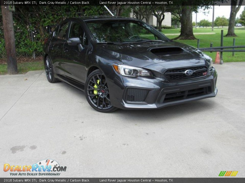 2018 Subaru WRX STI Dark Gray Metallic / Carbon Black Photo #1