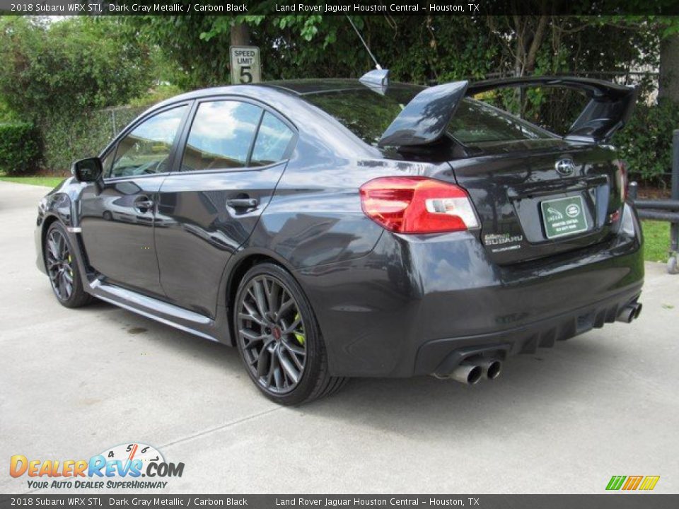2018 Subaru WRX STI Dark Gray Metallic / Carbon Black Photo #2
