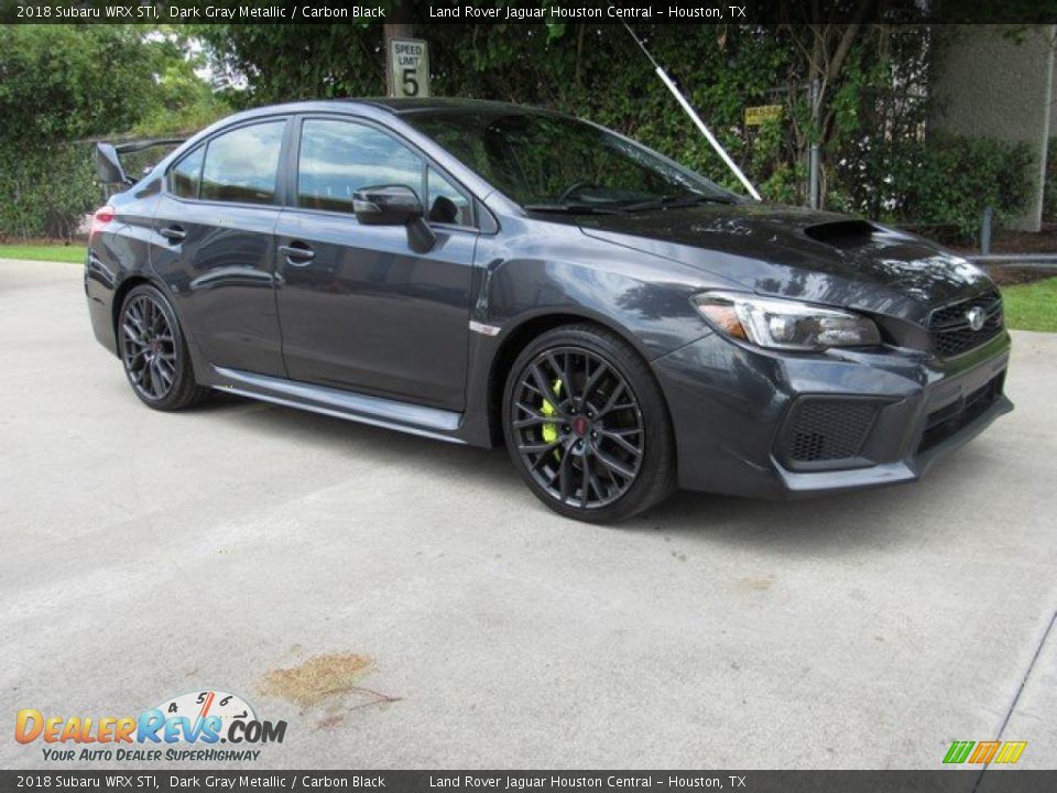 Dark Gray Metallic 2018 Subaru WRX STI Photo #6