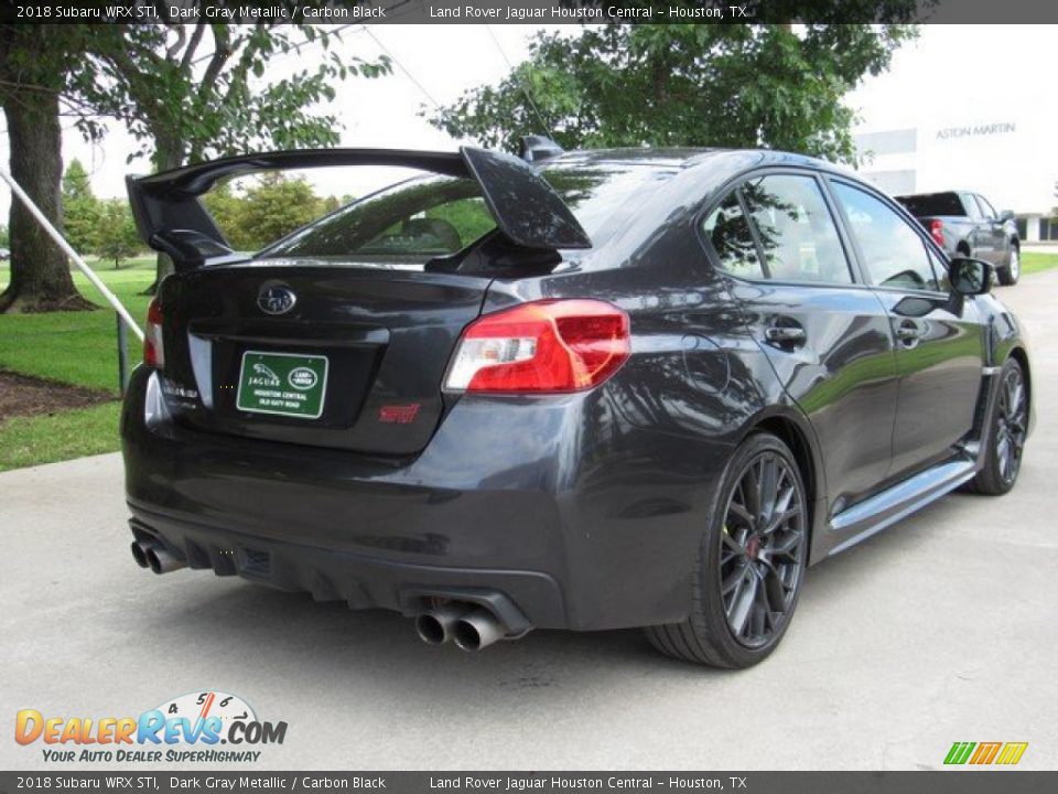 2018 Subaru WRX STI Dark Gray Metallic / Carbon Black Photo #8